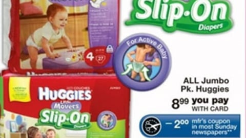 CVS Huggies Little Movers Slip-On Feature