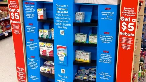 Centrum Walgreens Endcap
