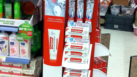 Colgate Multi-Product Walgreens Floorstand