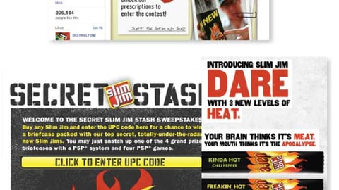 Slim Jim Dare Social Media Campaign