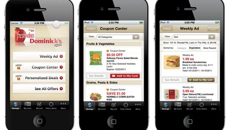 Dominick's iPhone App