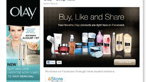 Procter & Gamble Facebook Storefronts