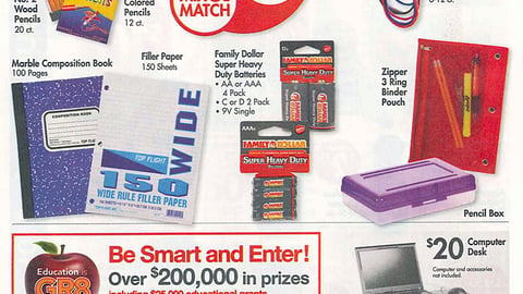 Family Dollar 'Education is GR8' Feature