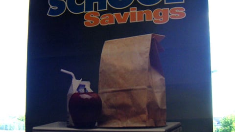 Food Lion 'Back to School Savings' Poster