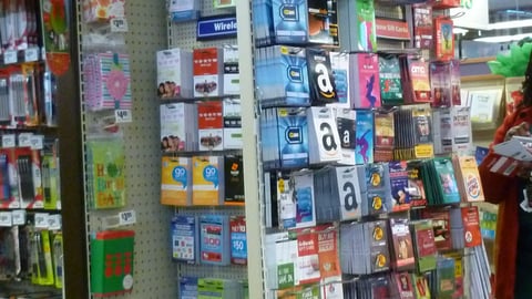 H-E-B Gift Card Endcap