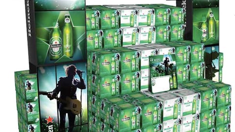 Heineken "VIP Access" Promotional Display