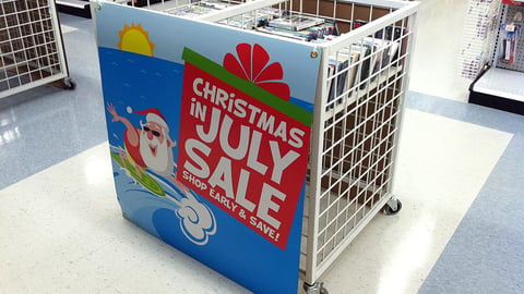 Toys "R" Us 'Christmas in July' Dump Bin