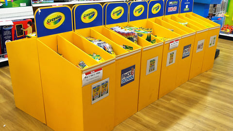 Toys "R" Us 'Pack 2 School' Dump Bins