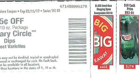 Jewel-Osco 'Wish Big, Win Big' Game Ticket