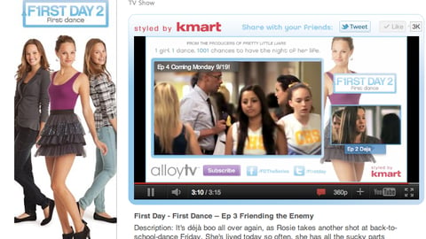 Kmart 'First Dance 2' Facebook Page