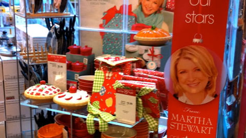 Macy's Martha Stewart Collection Display