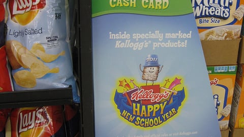 Kellogg 'Happy New School Year' Pallet Corner