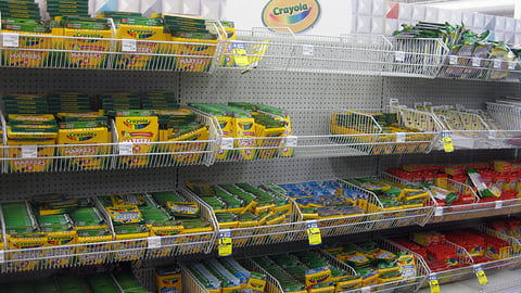 Meijer Crayola Back-to-School Merchandising