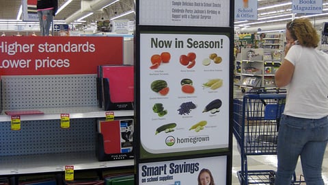Meijer Back-to-School Stanchion Sign