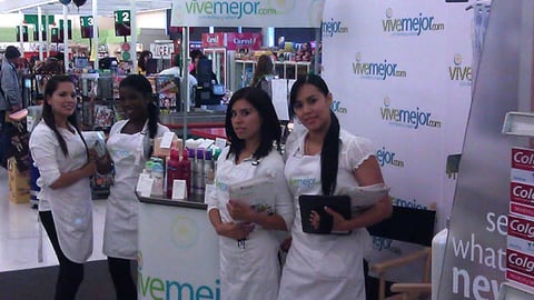 Unilever 'Vive Mejor' Event Table