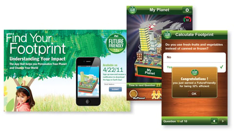 P&G "My Carbon Footprint" App