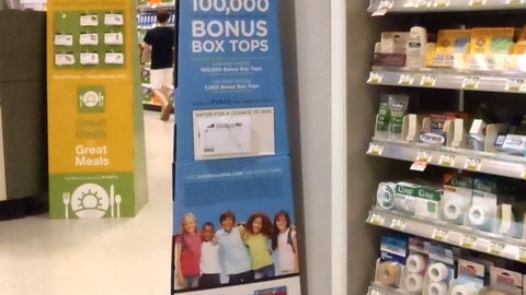 General Mills Publix 'Team Education' Standee