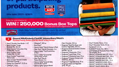 General Mills Rite Aid 'Box Tops' Ad