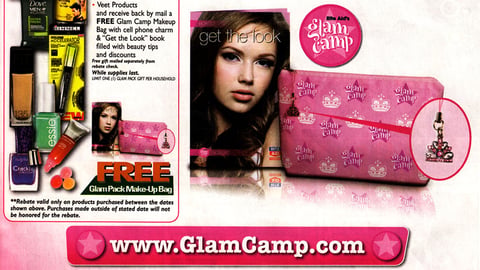 Rite Aid 'Glam Camp' Catalog Ad