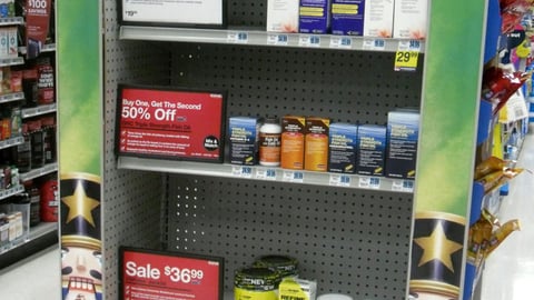 Rite Aid GNC 'Holiday Sale' Endcap
