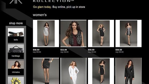 Sears Kardashian Kollection Webpage