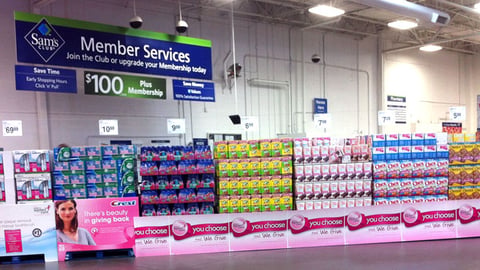 Sam's Club 'Pink' Merchandising