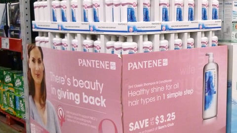 Pantene 'Pink' Sam's Club Pallet Display