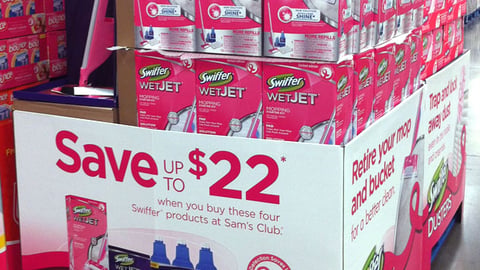Swiffer WetJet 'Pink' Sam's Club Pallet Display