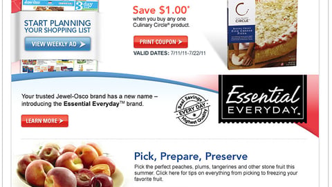 Jewel-Osco Essential Everyday Email