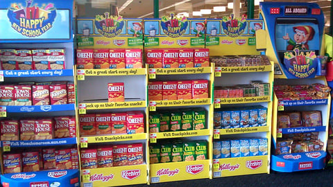 Kellogg 'Happy New School Year' Lobby Display