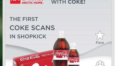 Coca-Cola Shopkick 'Arctic Home' Screen