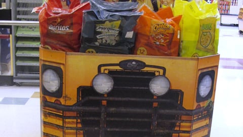 Frito-Lay Back-to-School Pallet Display
