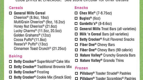 General Mills Supervalu 'Growing Local Learning' Take-One