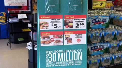 Jewel-Osco 'Wish Big, Win Big' Standee