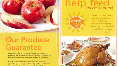 Jewel-Osco 'Thanksgiving Handbook' In-House Ads