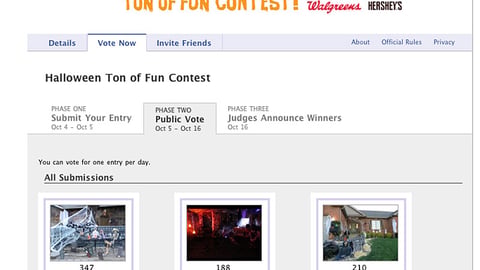 Walgreens 'Ton of Fun' Facebook Voting