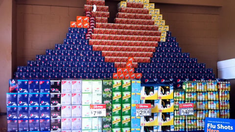 PepsiCo Thanksgiving Walmart Lobby Display