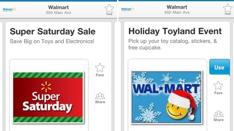 Walmart Shopkick 'Toyland' Ads