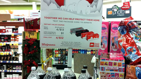 Coca-Cola Walgreens 'Arctic Home' Pole Topper