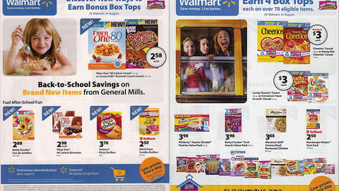 Walmart General Mills 'Box Tops' Insert