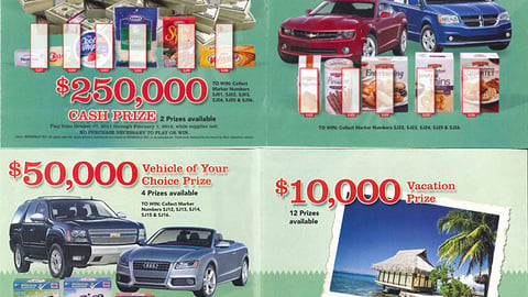 Jewel-Osco 'Wish Big, Win Big' Game Board