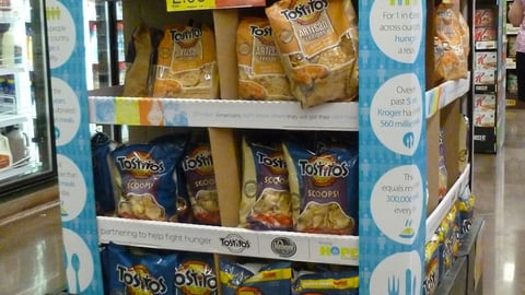 Tostitos Kroger 'Bringing Hope' Pallet Display