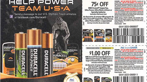Duracell 'Power Team USA' FSI