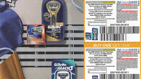 Gillette BOGO FSI