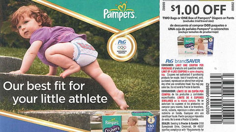 Pampers 'Little Athlete' FSI