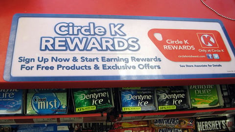Circle K Rewards Counter Mat