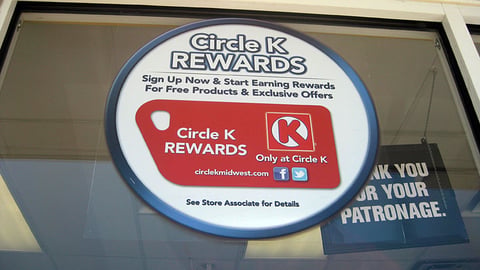 Circle K Rewards Window Poster