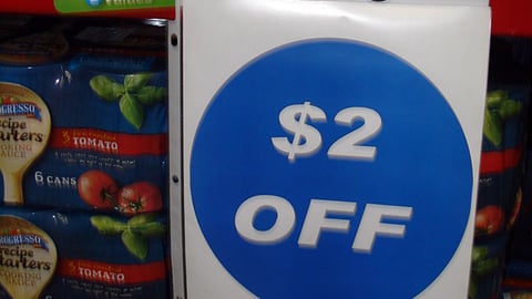 Sam's Club 'eValues' Shelf Tag