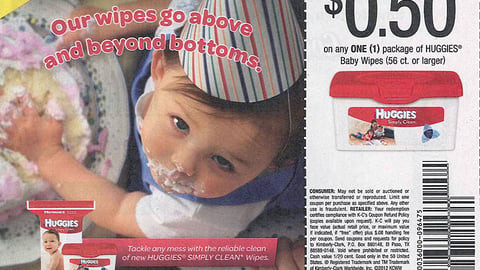 Huggies Simply Clean 'New' FSI