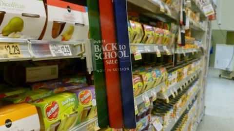 Publix 'Back to School' Aisle Violator